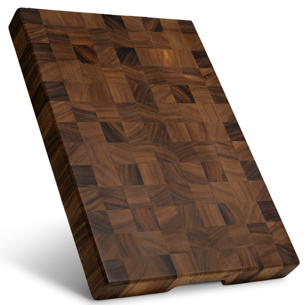 XL 20.5 × 14.2 × 2" End Grain Cutting Board, Professional Butcher Block