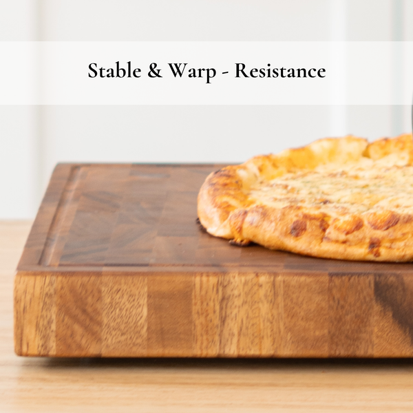 Walnut End-Grain Cutting Board – 24X18X2" - Silky-Smooth, Juice Groove, Knife‑Friendly, Hand Grips & Non‑Slip Feet