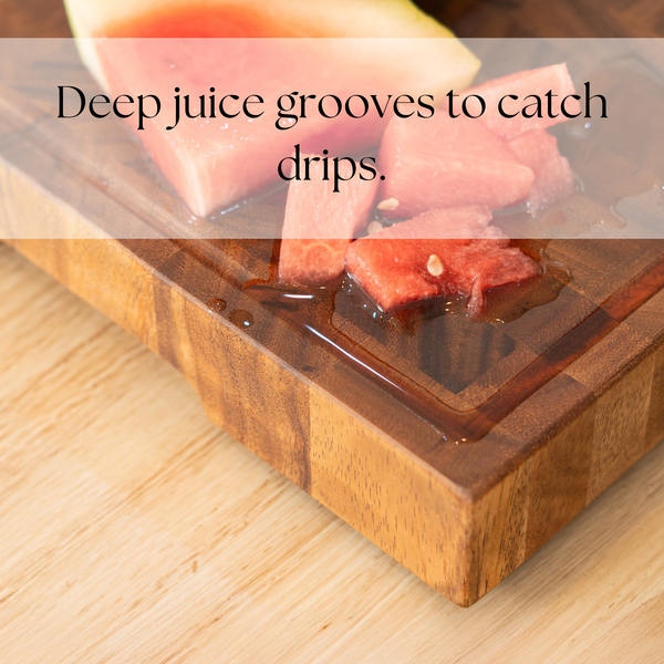 SHUMARU Tropical Walnut End-Grain Wood Cutting Board – Large 19X12X2" Butcher Block | Handmade in Bali - Silky-Smooth, Juice Groove, Knife‑Friendly, Ergonomic Grips & Non‑Slip Feet