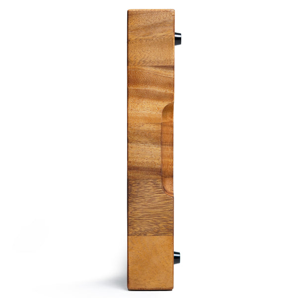 SHUMARU Tropical Walnut End-Grain Wood Cutting Board – Large 19X12X2" Butcher Block | Handmade in Bali - Silky-Smooth, Juice Groove, Knife‑Friendly, Ergonomic Grips & Non‑Slip Feet